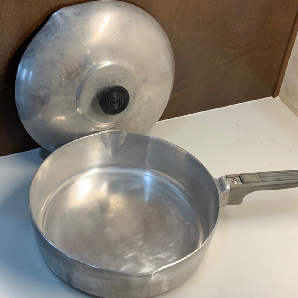 Wagner Ware Magnalite Deep Chicken Fryer Skillet With Lid 4569P Sydney O Vintage - Picture 9 of 9